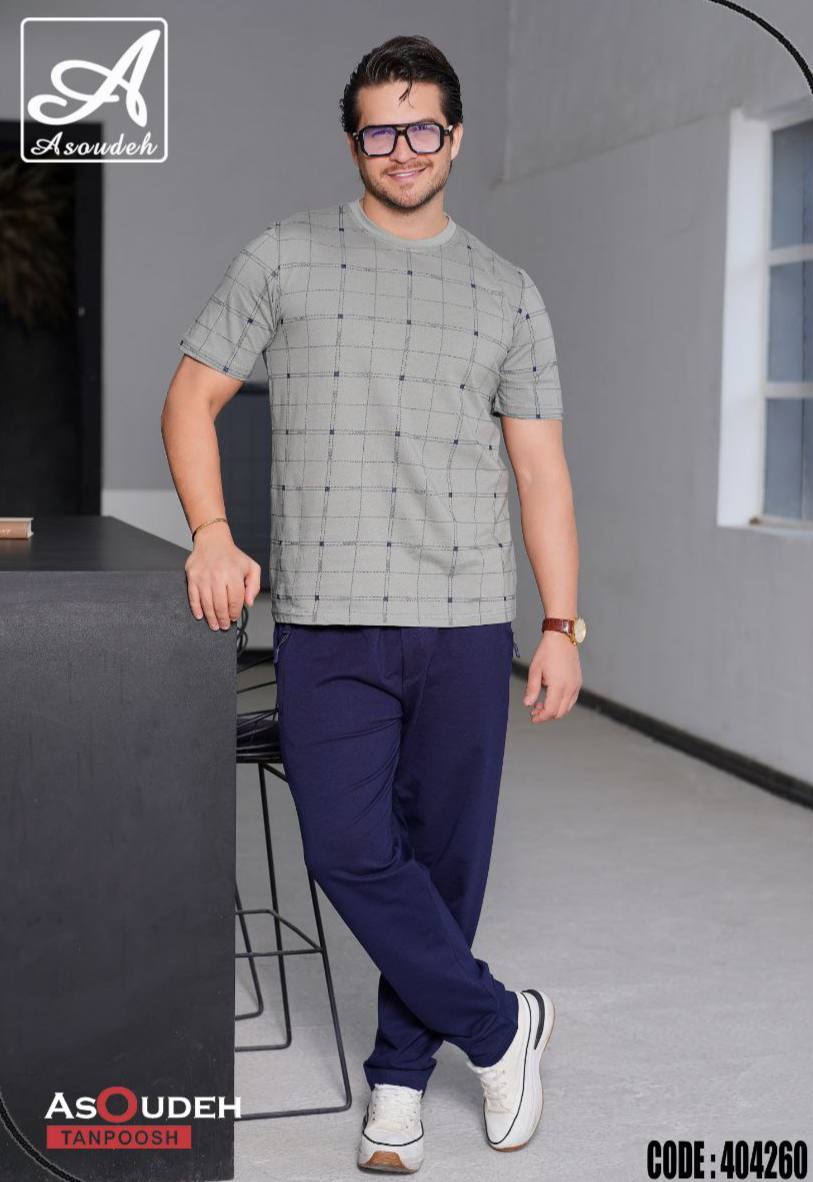 ست تیشرت و شلوار مردانه آسوده