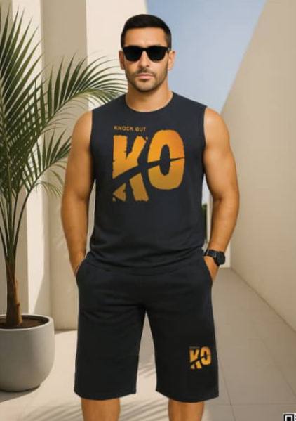 ست تاپ و شلوارک مردانه آتیس