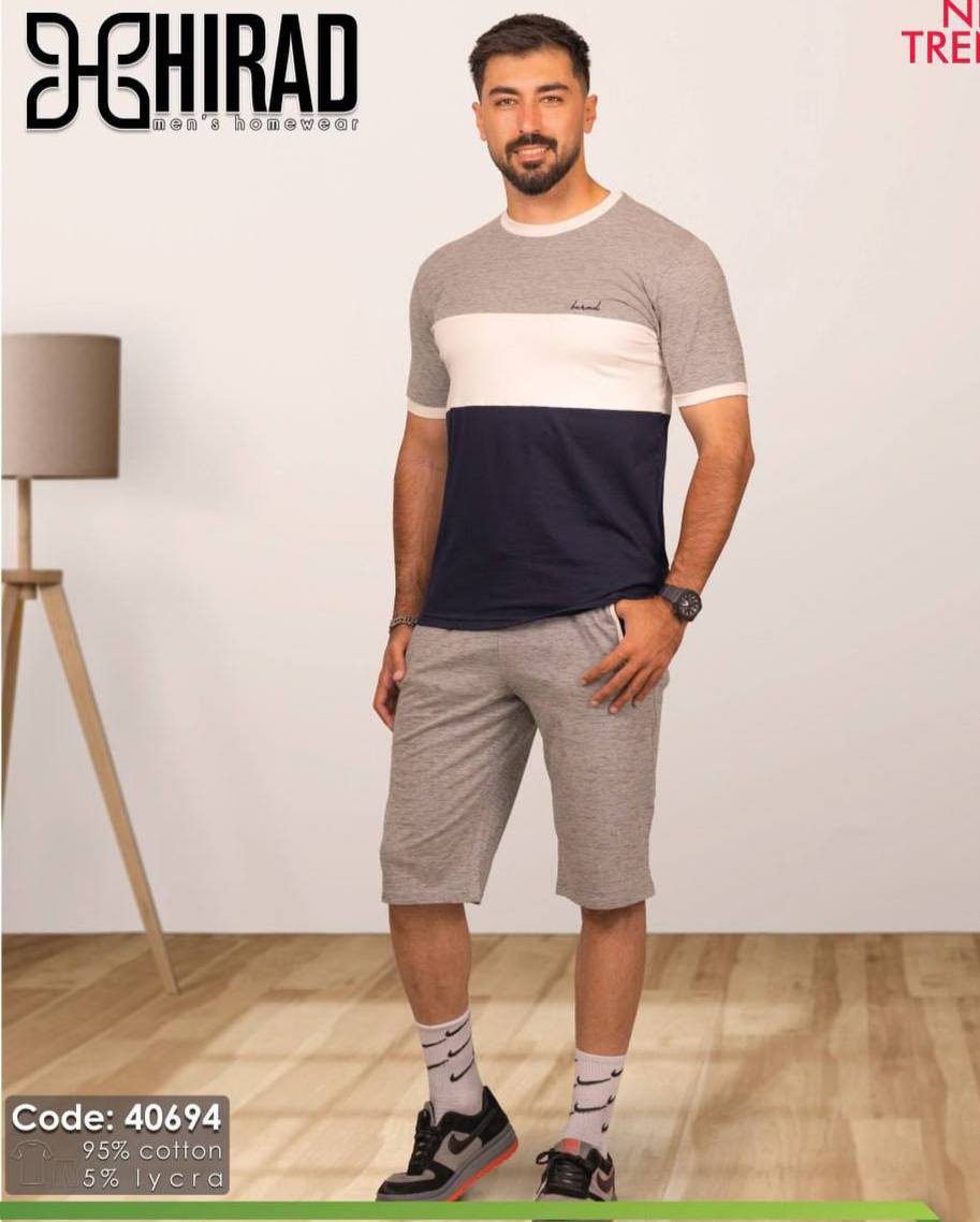 ست تیشرت و شلوارک هیراد