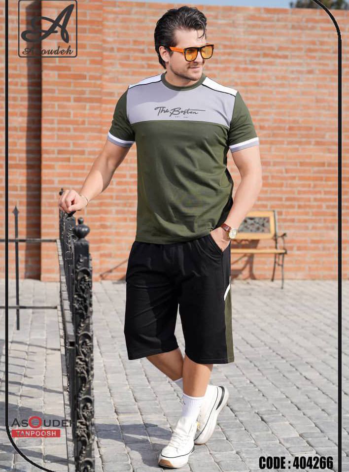 ست تیشرت و شلوارک آسوده