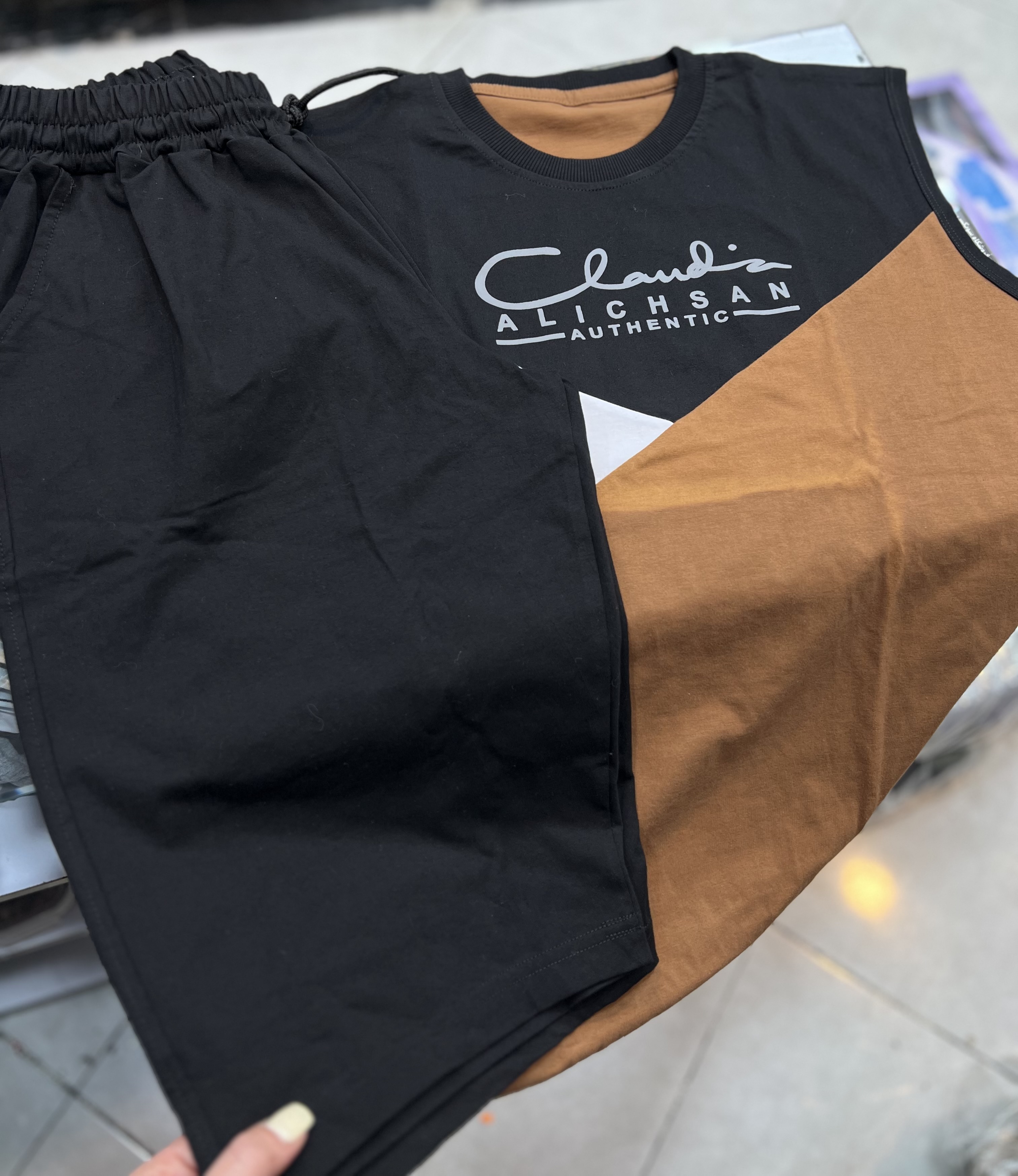 ست تاپ و شلوارک XL
